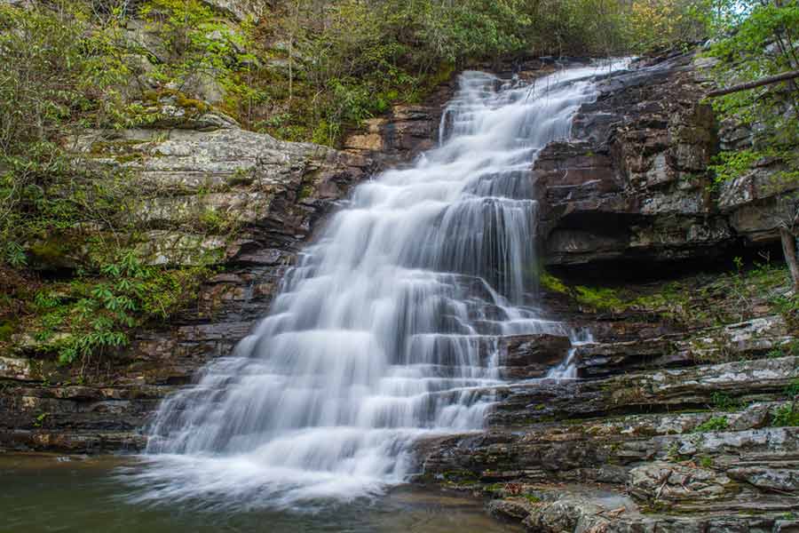 Rock Creek Gorge Waterfall - Hiking the AT