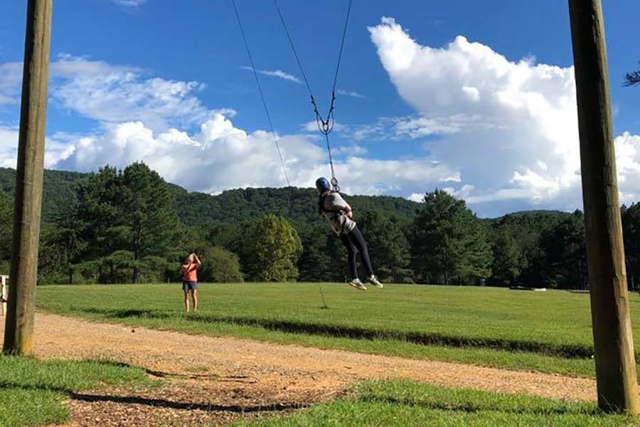 Ropes Course and Giant Swing - Whitewater Express